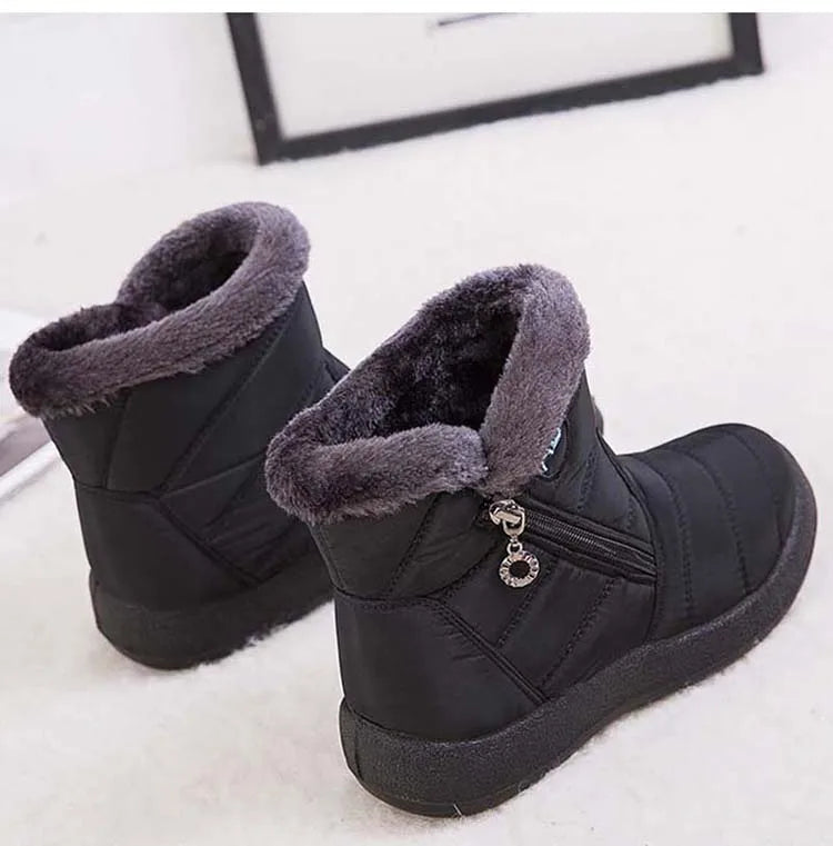 Women's Waterproof Winter Boots with Soft Fur | Alfadarling