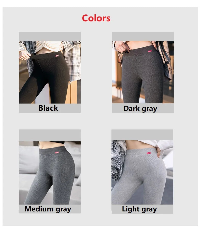 Ribbed High Waist Leggings for Women