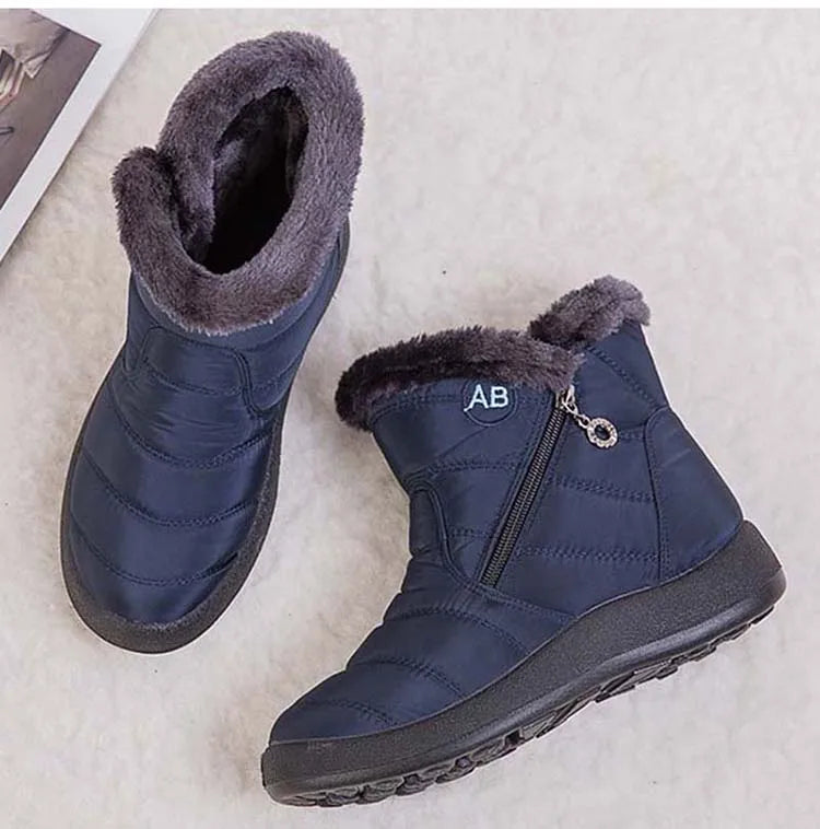 Women's Waterproof Winter Boots with Soft Fur | Alfadarling