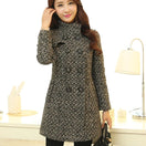 Switch Elegant Women&#39;s Plaid Wool Blend Coat 2 image