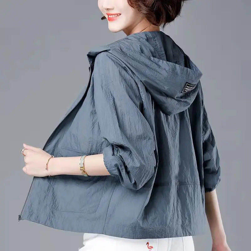 Fashion Summer Women's Hooded Jacket