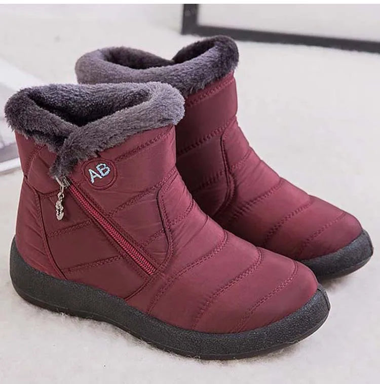 Women's Waterproof Winter Boots with Soft Fur | Alfadarling