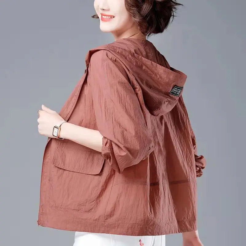 Fashion Summer Women's Hooded Jacket