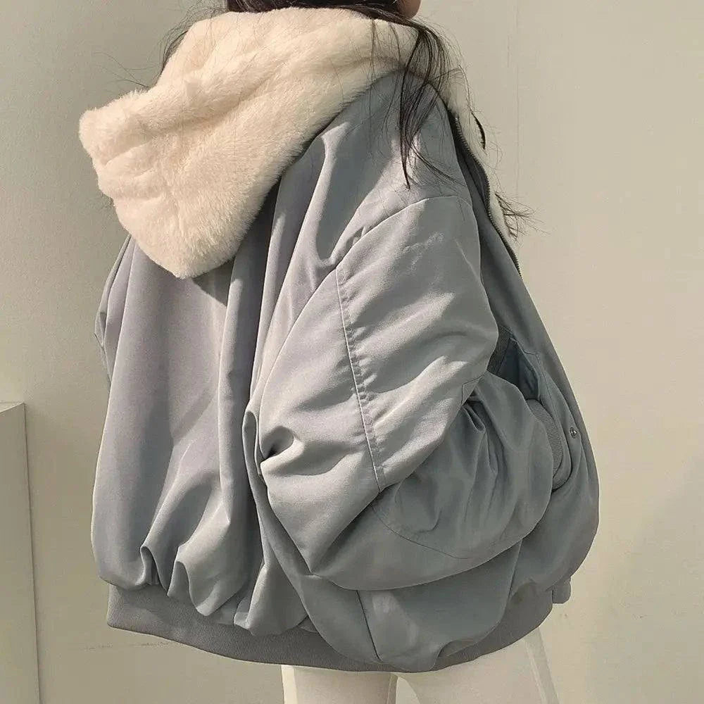 Winter Thicken Oversized Hooded Coat