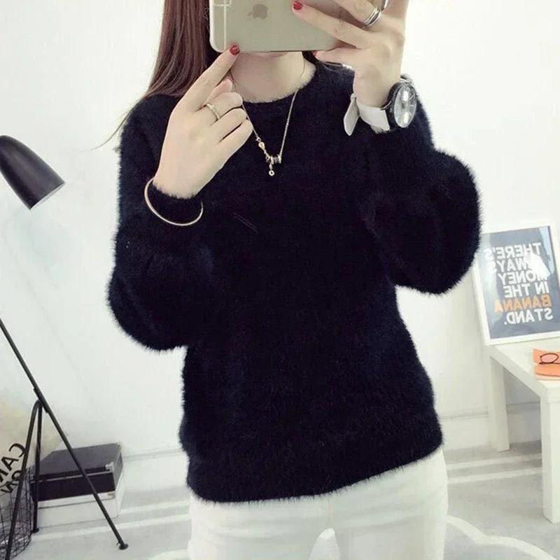 Women’s Puff Sleeve Knitted Sweater