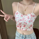 Switch Sweet floral lace corset crop top with vintage-inspired design. 2 image