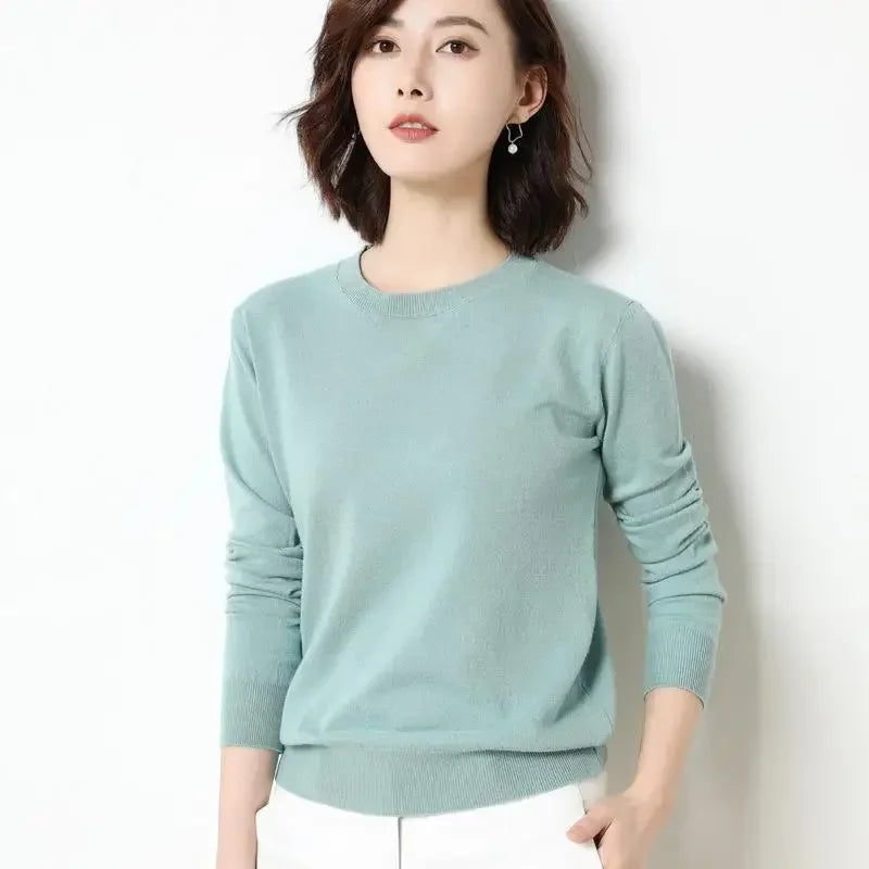 O-Neck Long Sleeve Women’s Sweater