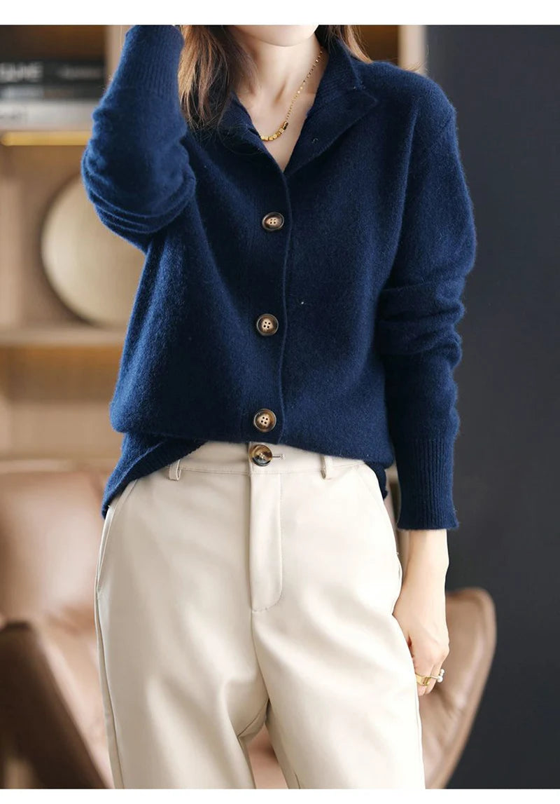 Elegant Vintage Knitting Cardigan for Women