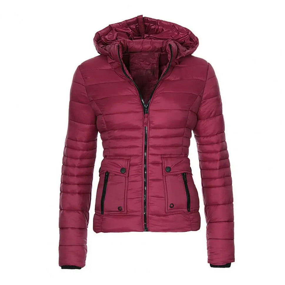 Cotton Padded Parka Women Jacket - Warm & Stylish Winter Outwear