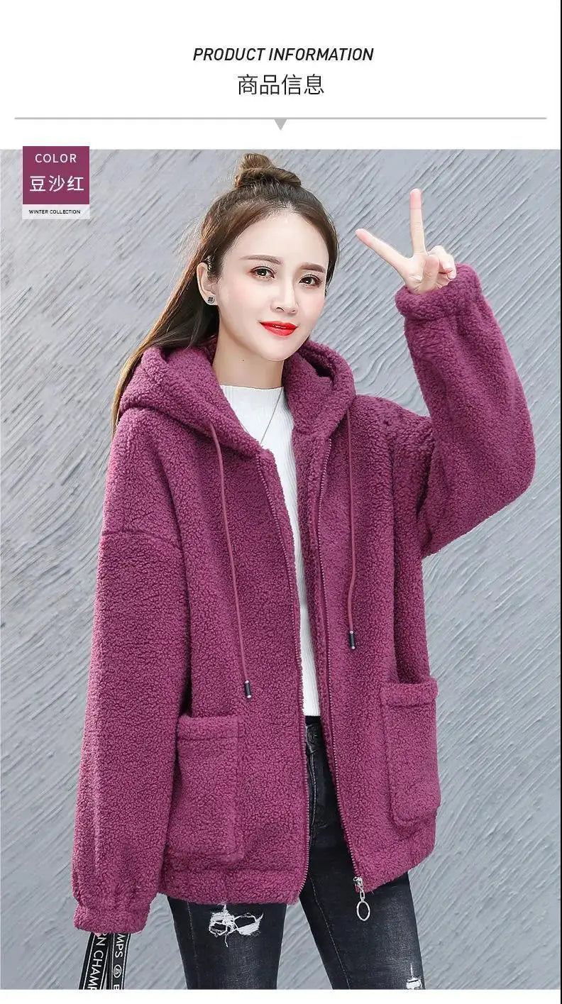 Thicken Plus Velvet Fleece Hoodie