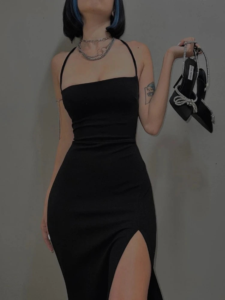 Elegant AltGoth Coquette Party Dress