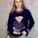 Switch Lazy Knitwear Bear Pullover - Youthful &amp; Warm 1 image