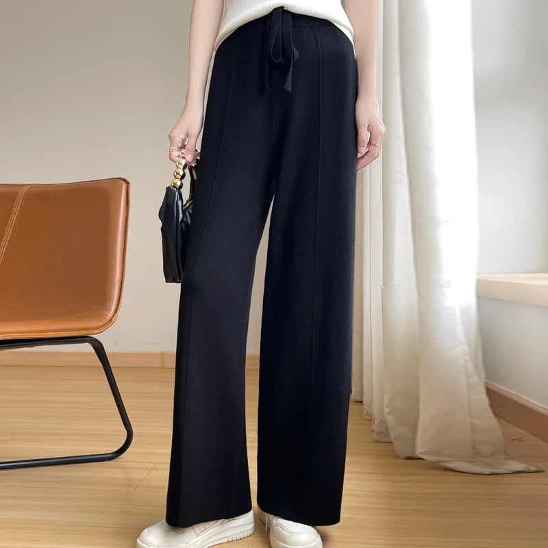 Women's High-Waist Cashmere Sports Pants