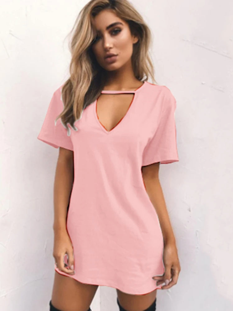 Chic Cut-Out Mini Dress