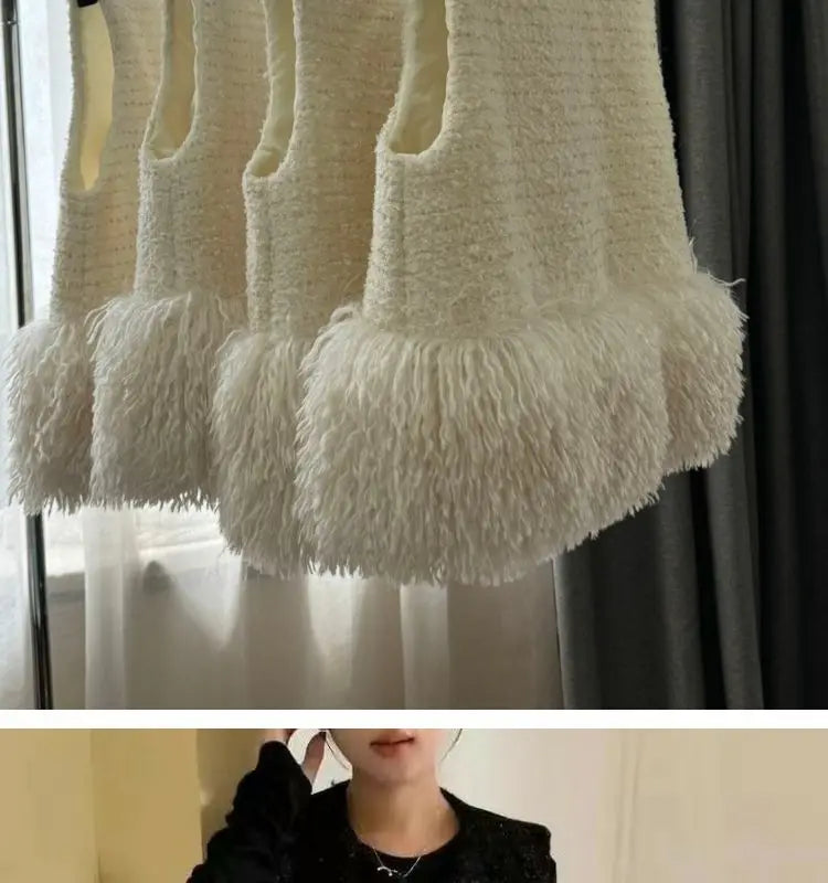 Wool Vest Jacket for Women