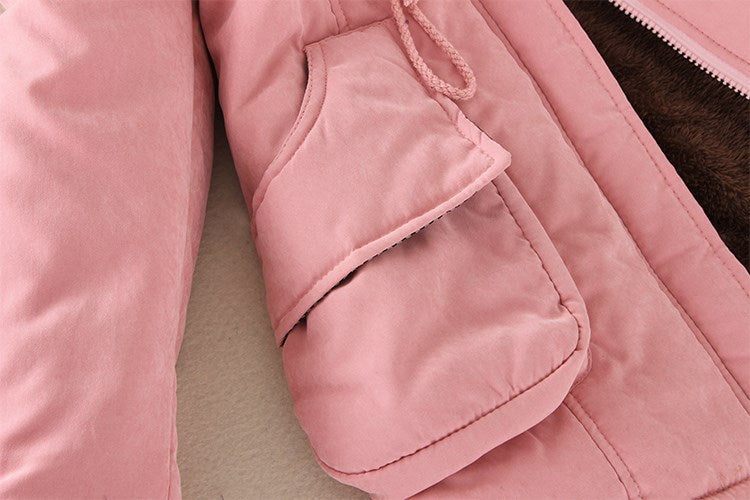 Autumn Winter Women’s Hooded Slim Coat