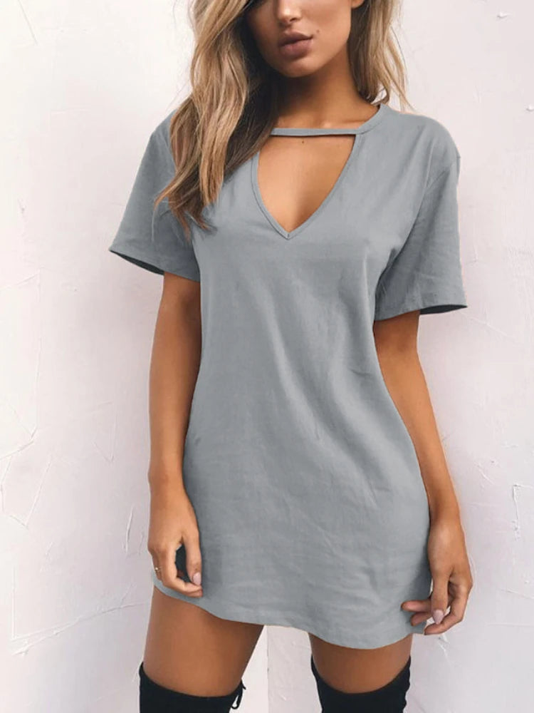 Chic Cut-Out Mini Dress