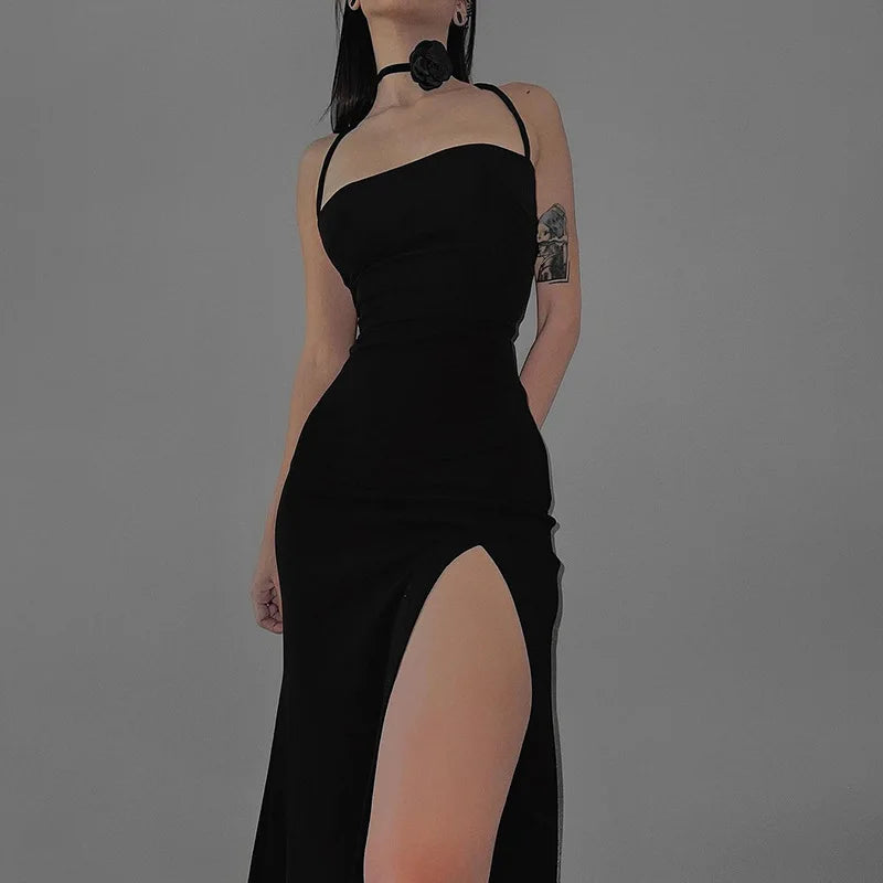 Elegant AltGoth Coquette Party Dress