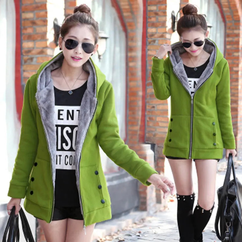 Women Hoodies Sweatshirt Casual Coat