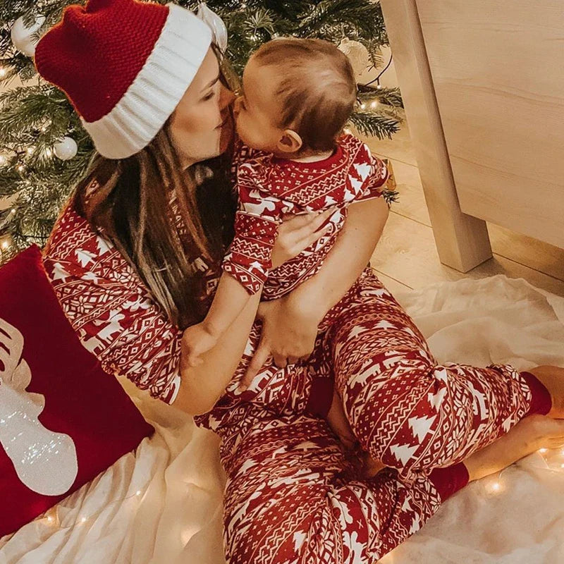 Mommy and Me Christmas Pajamas Set – Family Matching Xmas