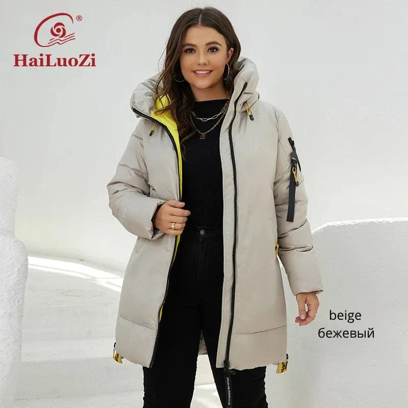 HaiLuoZi Women's Winter Parka - Warm & Stylish