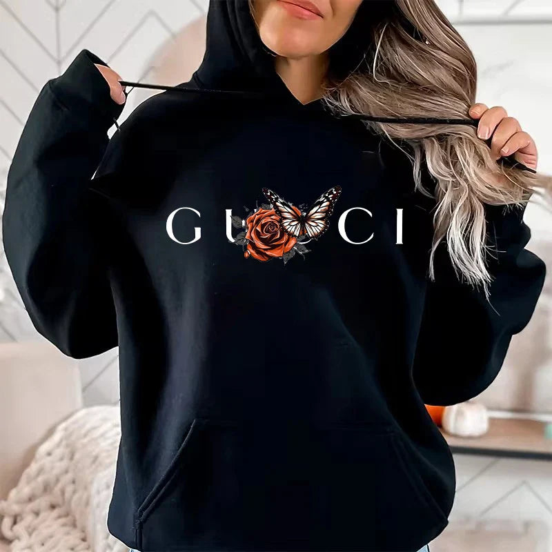 High Quality Fleece Hoodie - Women's Casual Graphic Sweatshirt