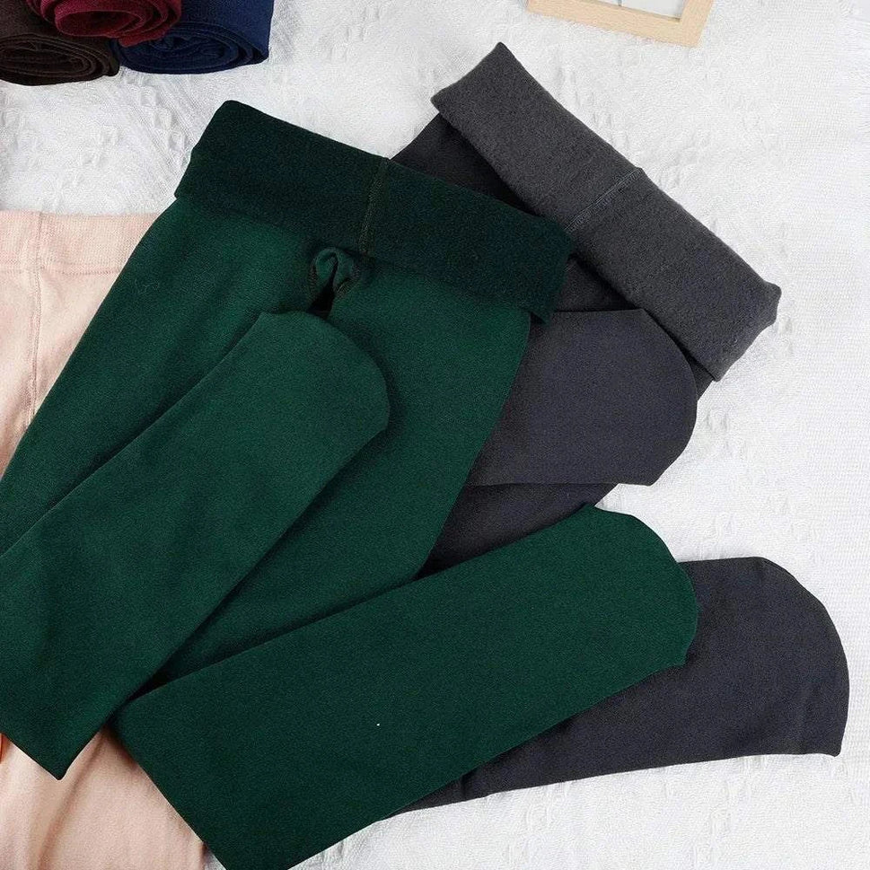 Women’s Thermal Stockings – Winter Warm Elastic Slim Fleece Tights