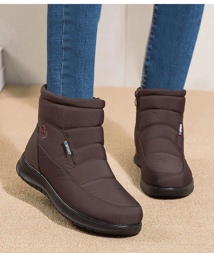 Women's Waterproof Ankle Boots for Winter | Alfadarling