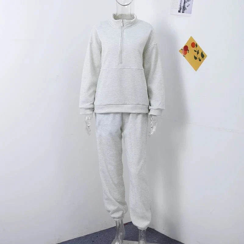 Women's Autumn Winter Sport Set – Sweatshirt & Pants Suit