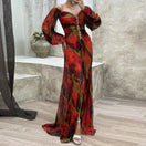 Switch Elegant Off-Shoulder Pleated Maxi Dress 2 image