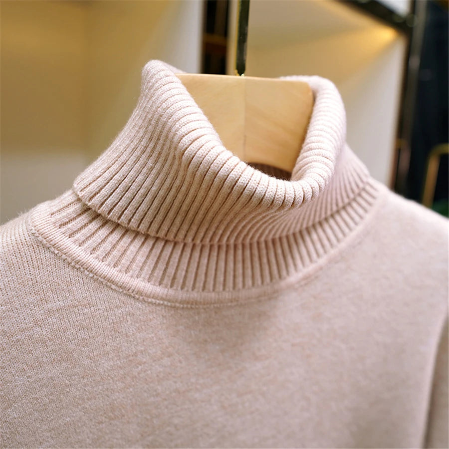 Thicken Velvet Turtleneck Sweater