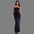 Switch Strapless Satin Bodycon Maxi Dress 1 image