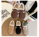 Switch Autumn Winter Women’s Plush Flat Moccasins 1 image