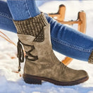 Switch Stylish Mid-Calf Suede Winter Boots for Women 2 image