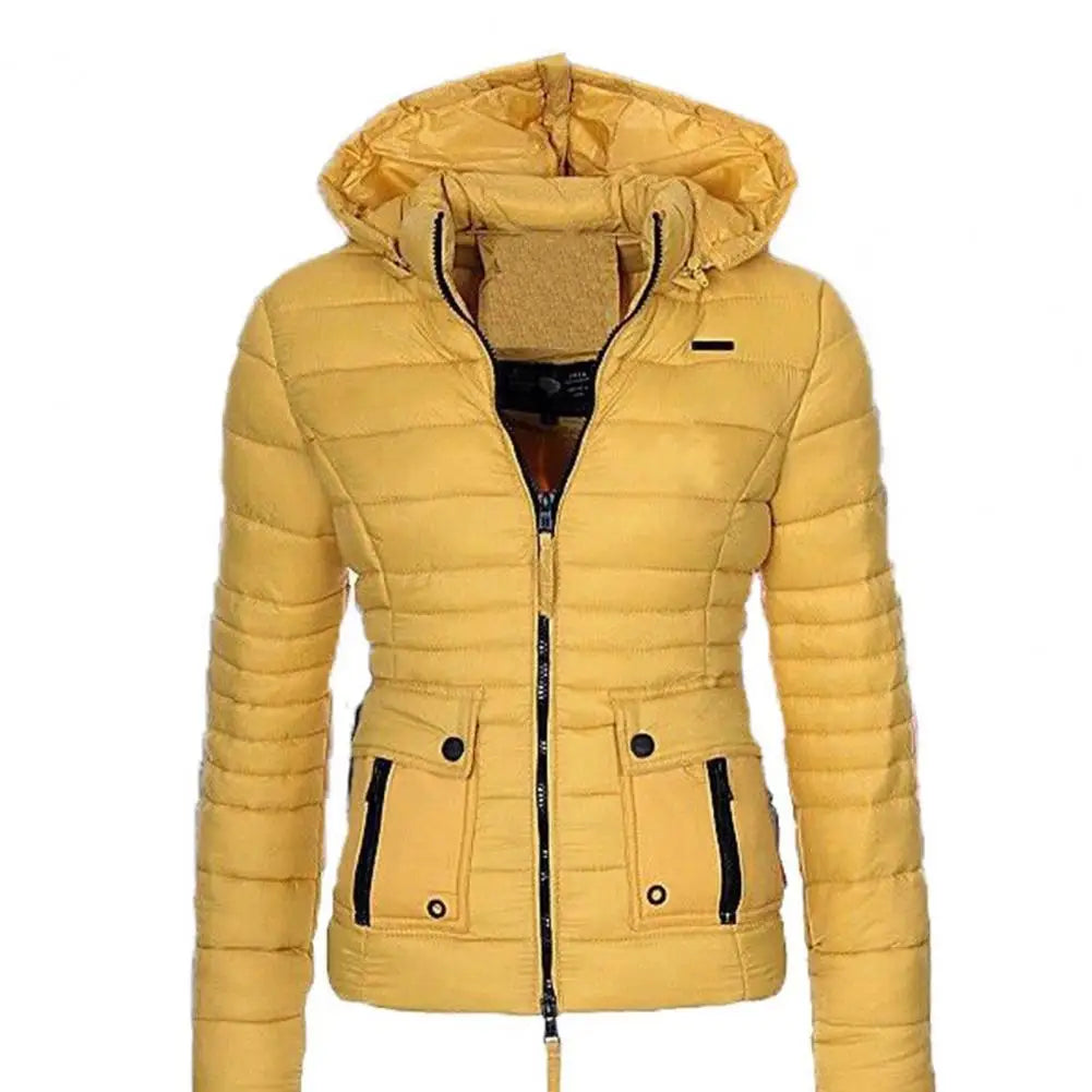 Cotton Padded Parka Women Jacket - Warm & Stylish Winter Outwear