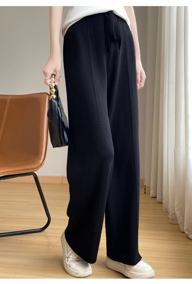 Women's High-Waist Cashmere Sports Pants