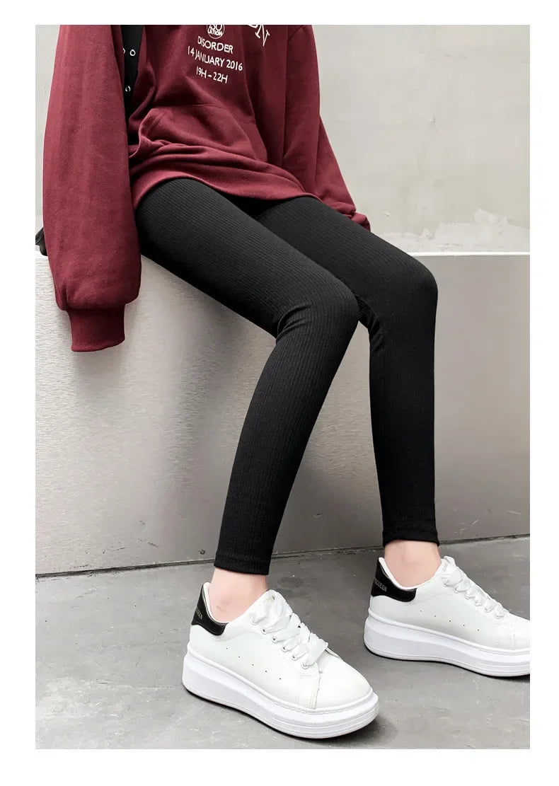 High Waist Warm Winter Skinny Pants - Alfadarling