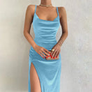 Switch Elegant Slim Slit Halter Dress 2 image