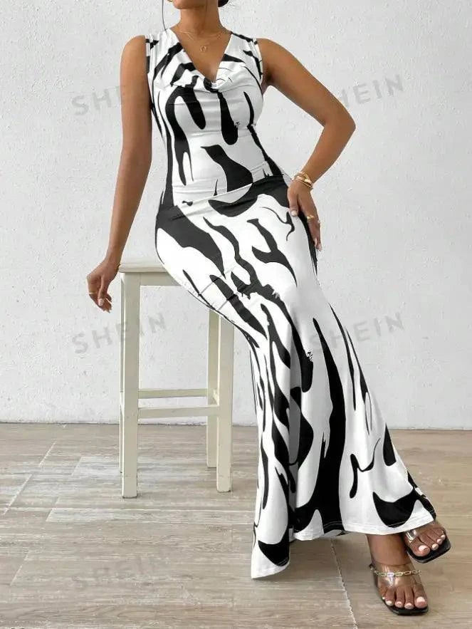 Chic Summer Bodycon Maxi Dress