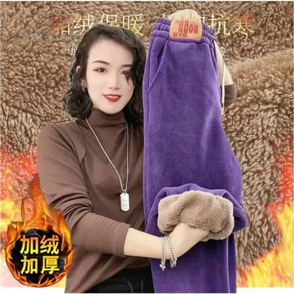 Super Thick Winter Plush Warm Pants for Women