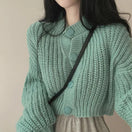 Switch Fall Winter Women’s Thick Knitted Cardigan 1 image