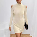 Switch Chic High-Neck Knit Dress for Fall &amp; Winter 2 image