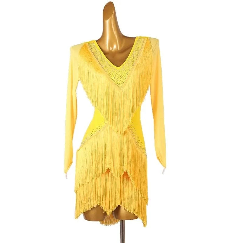 Elegant Latin Dance Competition Dress