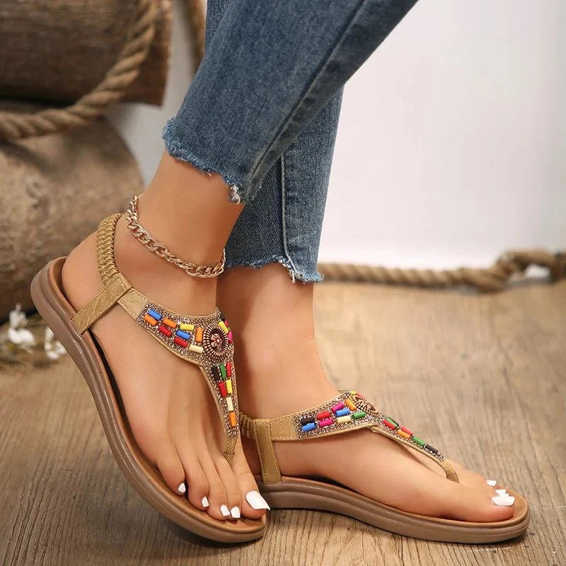 Chic Bohemia Crystal Sandals