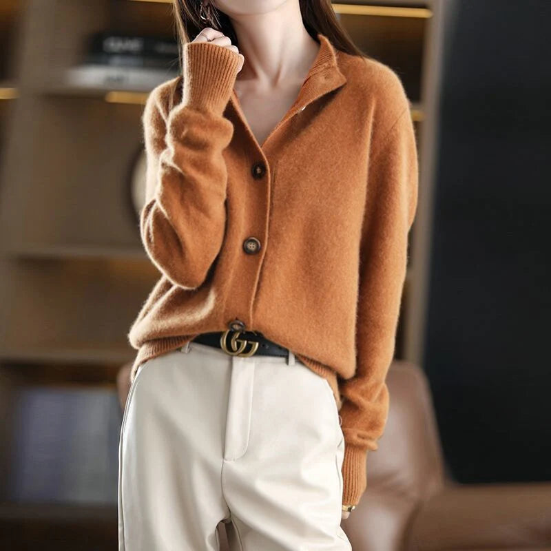 Elegant Vintage Knitting Cardigan for Women