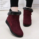 Switch Women&#39;s Warm Plush Snow Boots with Zipper | Alfadarling 1 image