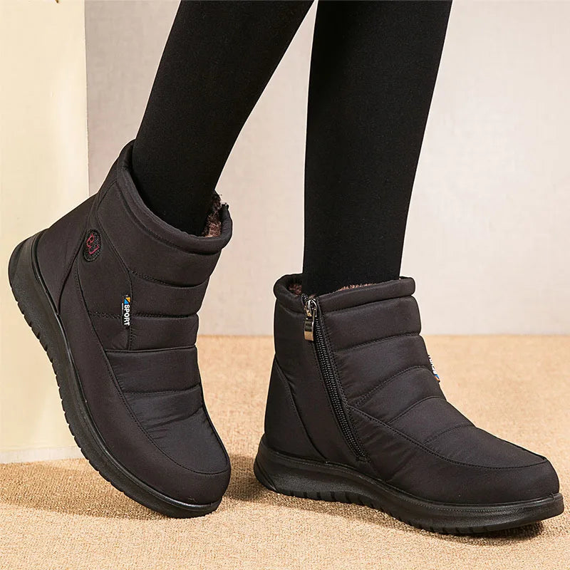 Women's Waterproof Ankle Boots for Winter | Alfadarling