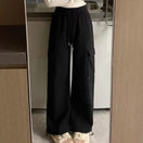 Switch Plus Velvet Cargo Pants High Waist Drawstring Baggy 2 image