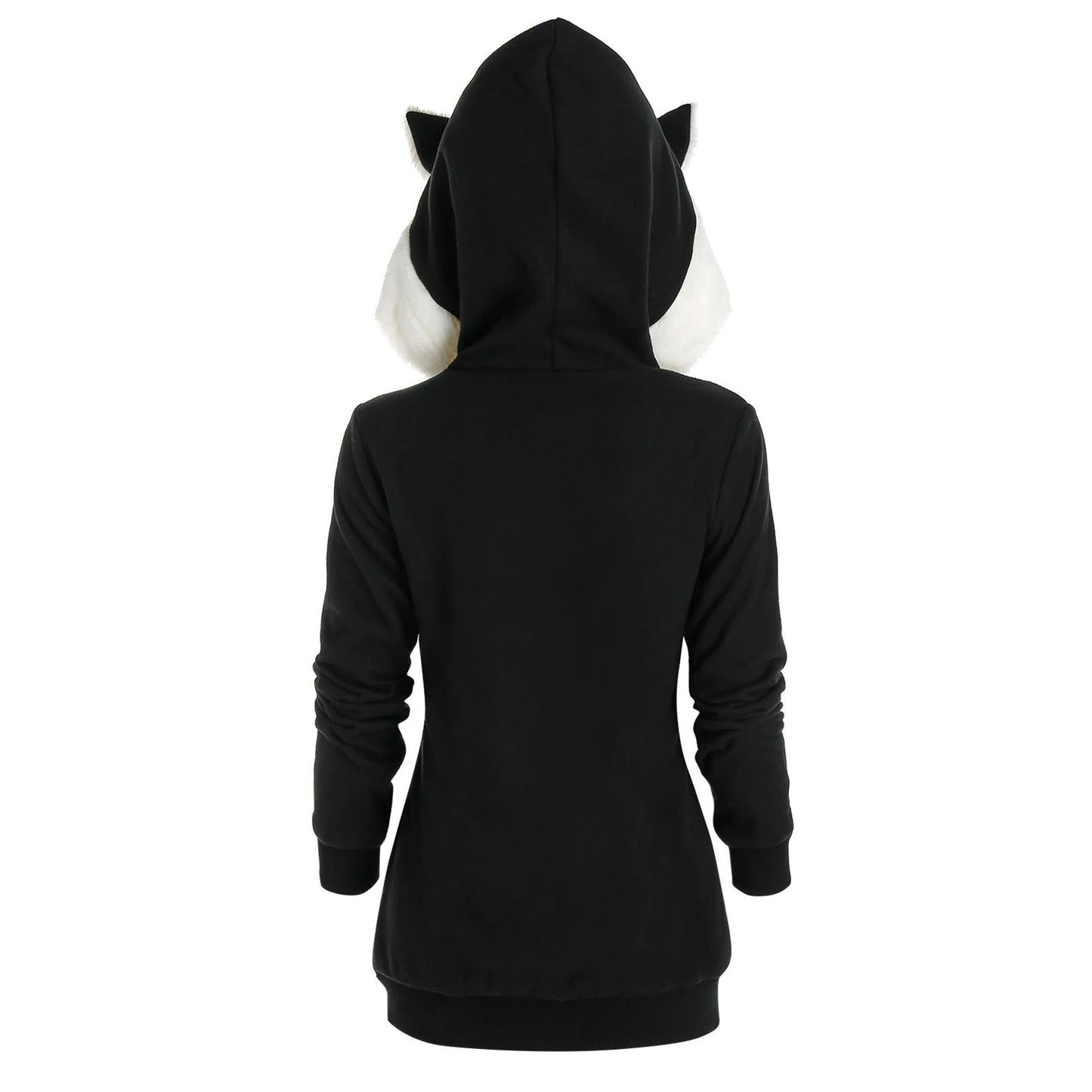 Women’s Cat Ears Hooded Plush Sweatshirt