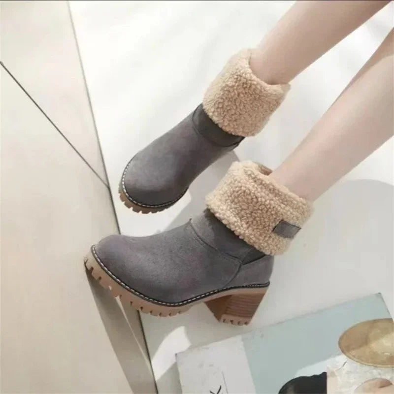 New Winter Boots for Women Snow Keep Warm Fur Booties Comfort